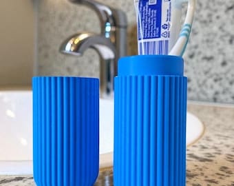 Portable Toothbrush & Toothpaste Travel Case: Hygienic Organizer