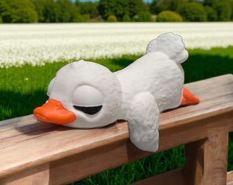 Sleeping Duck Shelf Sitter: Whimsical Home Decor