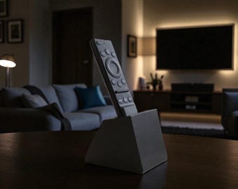 Modern Minimalist TV Remote Stand: Sleek Remote Organizer