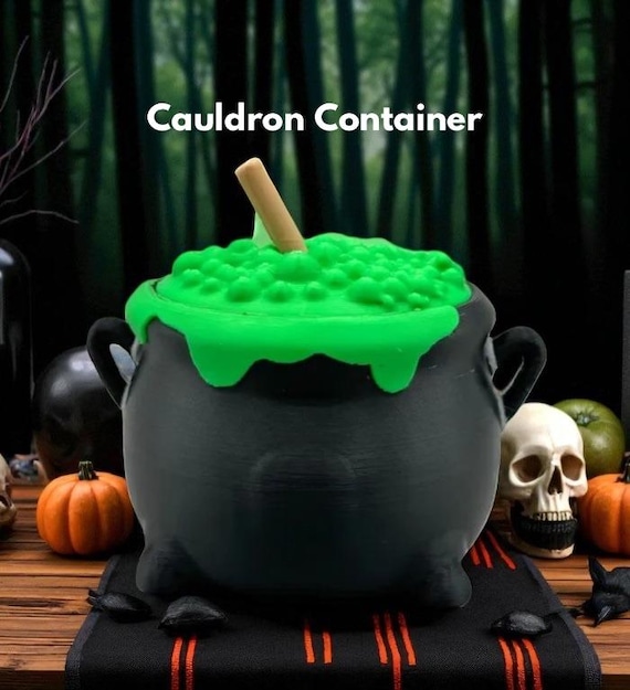Hexenkessel Behälter | Halloween Bonbon Schüssel | Gruselige Hexe Deko