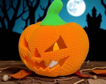 Ceramic Jack O'Lantern Tea Light Holder: Spooky Halloween Decor