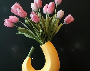 Vase banane | Centre de table décoratif moderne