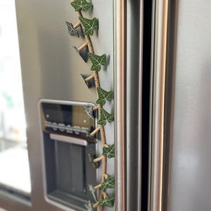 Ivy Leaf Fridge Magnets: Plant Lover Gift, Home Decor image 9