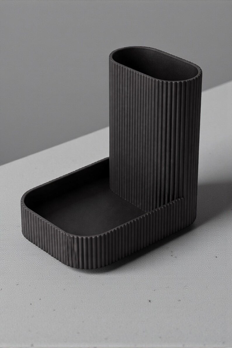 Catchall Pen Tray | Catch-All Desk Organizer | Minimalist Office & Entryway Decor image 2