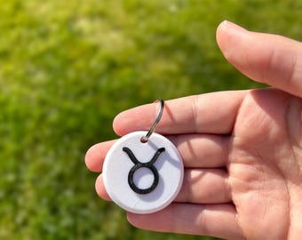 Llavero con el signo del zodíaco: regalo astrológico, dije personalizado