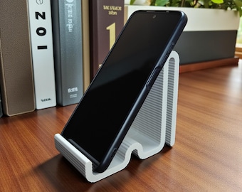 Adjustable Desk Phone Stand: Minimalist Multi-Orientation Holder