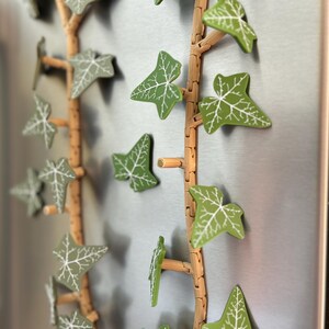 Ivy Leaf Fridge Magnets: Plant Lover Gift, Home Decor image 5