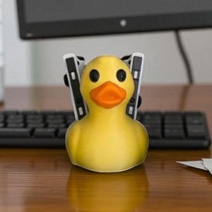 Rubber Duck Joy-Con-hållare | Sött Nintendo Switch-ställ bild 2