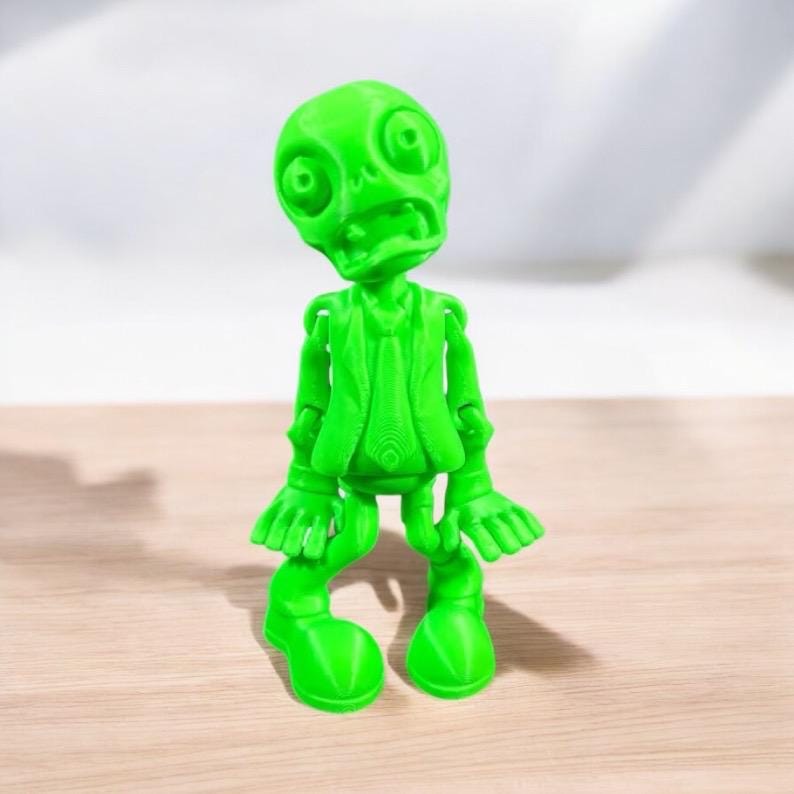 Posable Zombie Figure: Articulated Halloween Collectible image 3