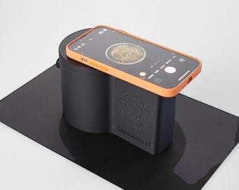 Fotobox für Smartphones | Mini-Telefon-Leuchtbox für Münzen | Münzsammler Makro Foto Werkzeug | Portable Münze Fotografie Box