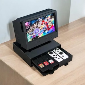 Retro Computer Nintendo Switch Dock: Display & Organizer für die Konsole