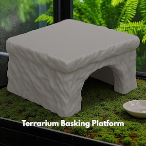 Terrarium Basking Rock | Pet Habitat Basking Platform Decor