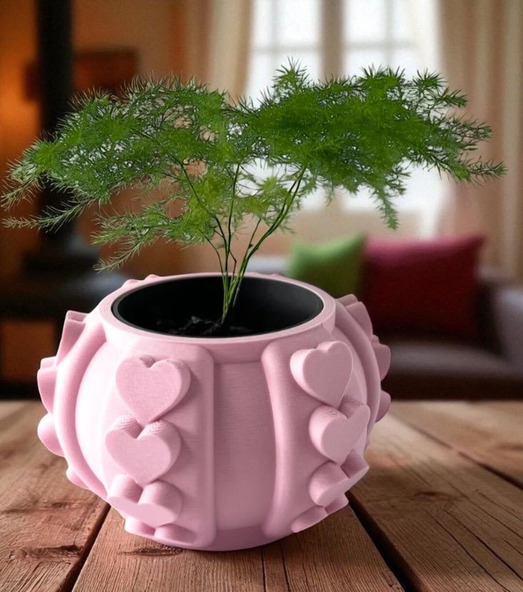 ハート柄の植木鉢 | 多肉植物プランター - Etsy 日本