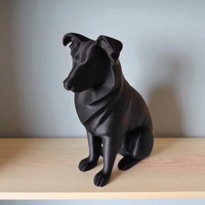 Australian Shepherd Statue | Aussie Dog Figurine | Herding Dog Shelf Decor