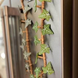 Ivy Leaf Fridge Magnets: Plant Lover Gift, Home Decor image 10