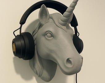 Unicorn Headphone Mount | Whimsical Gaming Decor