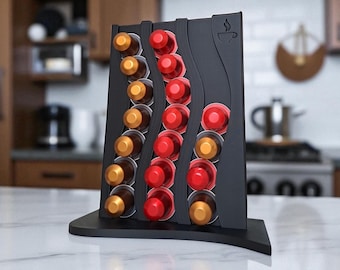 Nespresso Capsule Organizer | Coffee Pod Dispenser | Modern Kitchen Storage