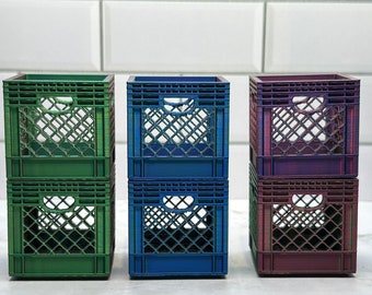Mini Stackable Plastic Crates - Perfect for Small Items and Accessories