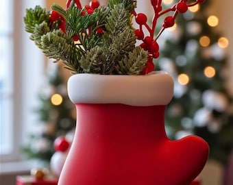 Mitten Flower Vase | Cozy Winter Holiday Decor