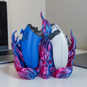 Magic Spell Double Controller Stand | Wizard-Themed Dual Gaming Controller Holder