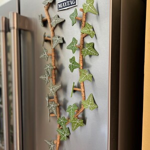 Ivy Leaf Fridge Magnets: Plant Lover Gift, Home Decor image 6