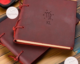 Personalized Drawing Book, Leather Sketchbook, Painting Book, Travel Notebook, Birthday Gift, Custom Journal, Diary, Gift for Daughter