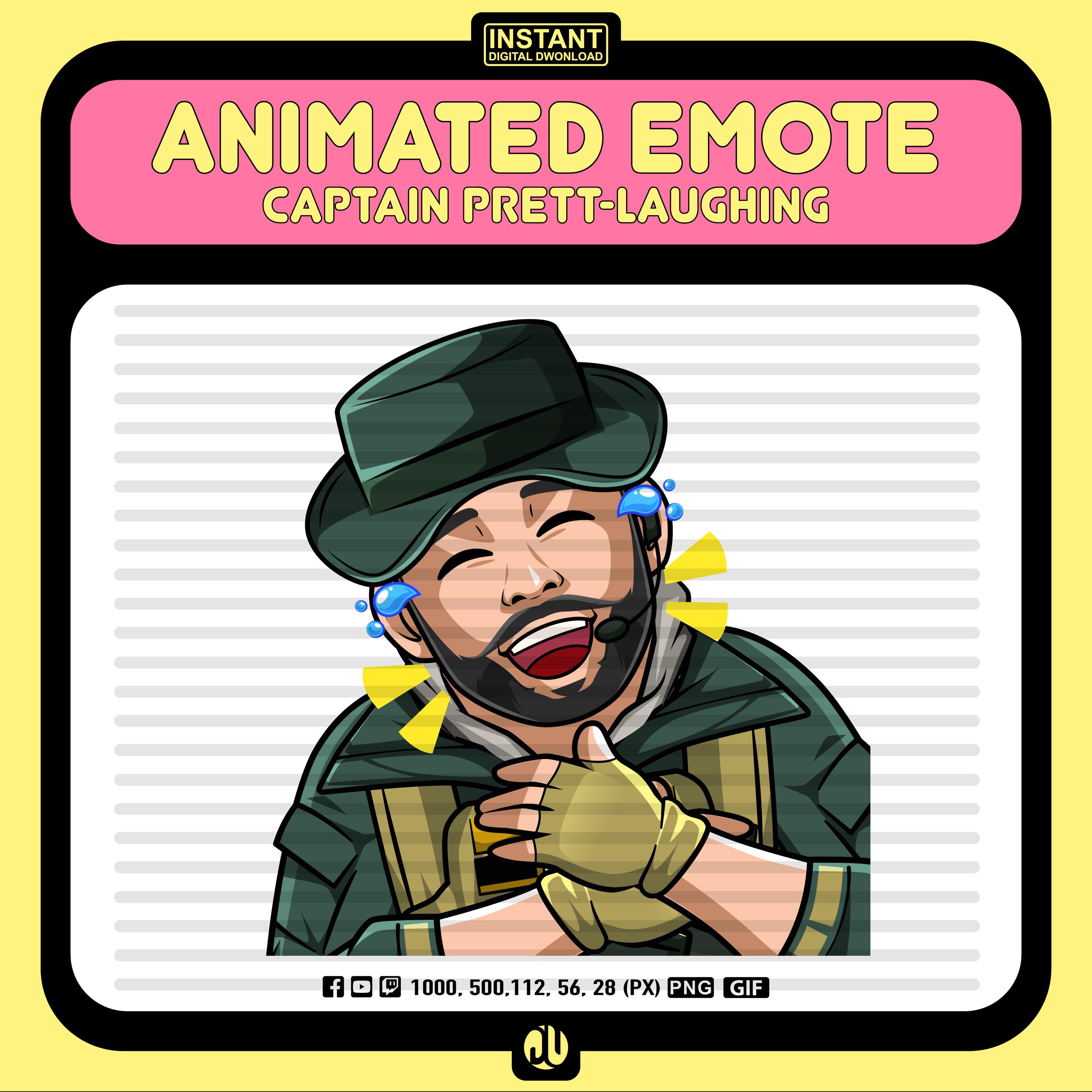 Laughing - Tactical Soldier Animated Emote | FPS Streamer GIF ...