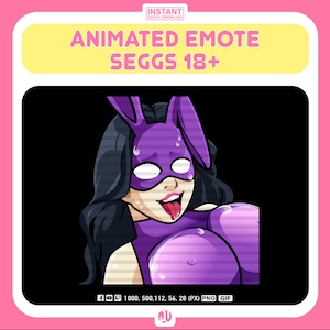 Flirty Animated Emote | Fun & Playful GIF for Twitch and Discord