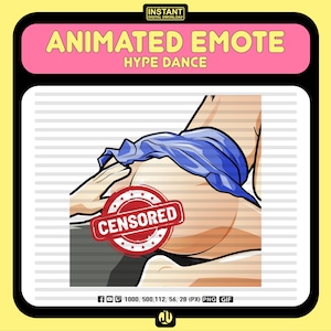 Hilarious Dance Meme Emote | Animated GIF for Chat & Reactions