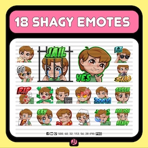 18x Mystery Solver Dude Emote | Chill Cartoon Emoji for Twitch & Discord | Discord Emotes | Youtube Emotes | Facebook Emotes | Cute Emotes