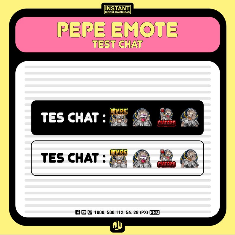 Predator Emotes 16x Sci-fi Predator Pepe Emote | Twitch & Discord Animated Emote - Etsy