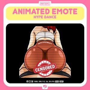 Playful Dance Animated Emote | Fun & Flirty GIF for Twitch and Discord