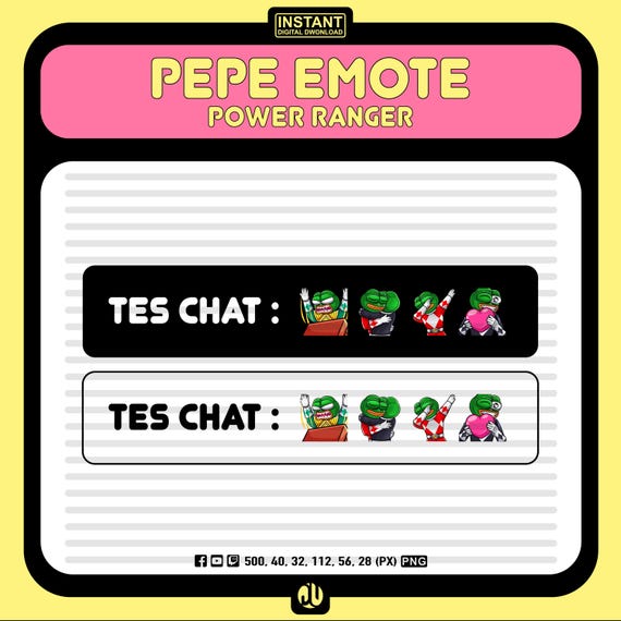 Heroic Ranger Pepe Emotes: Twitch & Discord Warrior Emotes