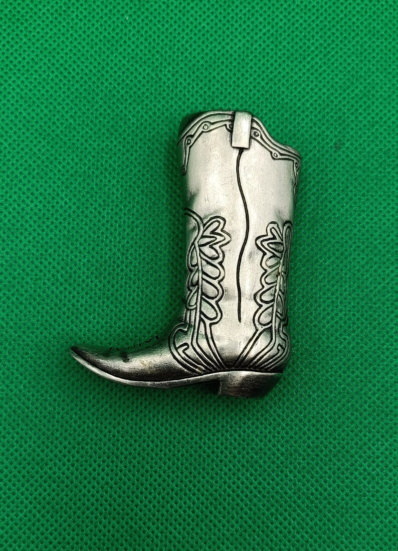 Vintage cowboy Boot Lighter Case From the 90s. NEW, Stylish Men's
