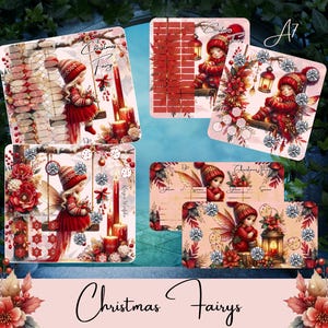 Christmas Fairys/A6 Klappkarte/A7 Klappkarte/A6Sparchallenge/Umschlagmetode/Budgeting/A6/A7