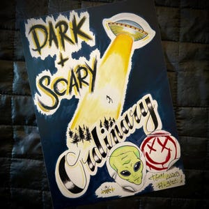 Blink 182 (blink-182) Inspired &quot;Aliens Exist&quot; Tom Was Right 200gsm A4 Poster Print