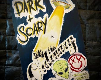 Blink 182 (blink-182) Inspired "Aliens Exist" Tom Was Right 200gsm A4 Poster Print