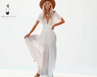 Oversize Cover-Up Dress | Stylish Beachwear | Boho Maxi Dress