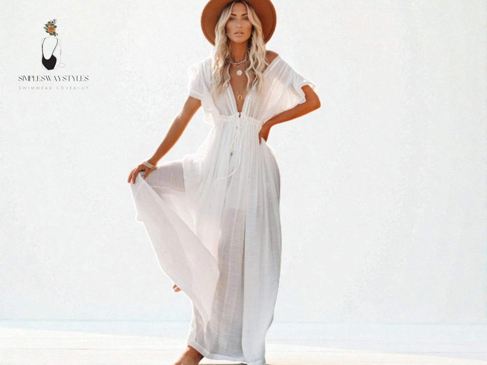 Oversize Cover-Up Dress | Stylish Beachwear | Boho Maxi Dress