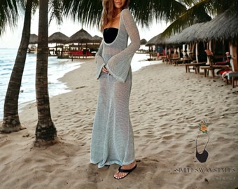 Long Sleeve Bikini Cover-Ups | Beachwear Outfit | Swimwear