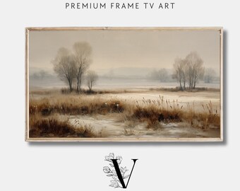 Herbst Landschaft Rahmen TV Kunst, Herbst Szene, gemütlichen saisonalen digitalen Download, rustikale Herbst Dekor für Samsung Frame TV