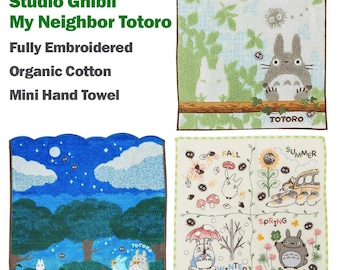 My Neighbor Totoro Organic Cotton Mini Hand Towel