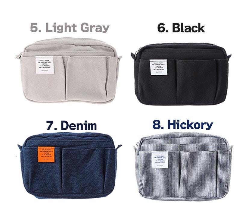 Organizzatore Interno Delfonics CA83 – Custodia Borsa In Borsa, 8 Colori, 265x184 Mm, Made In Japan