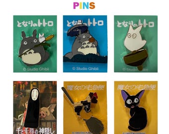 Studio Ghibli PINS, Totoro No-Face Kiki Jiji