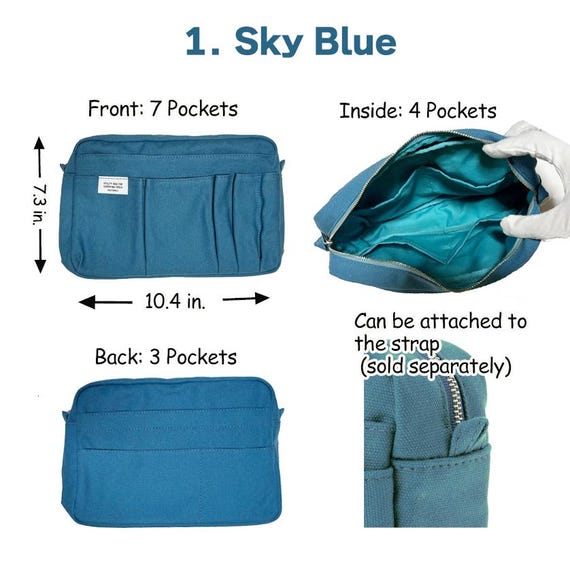 Pouch with many pockets hotsell