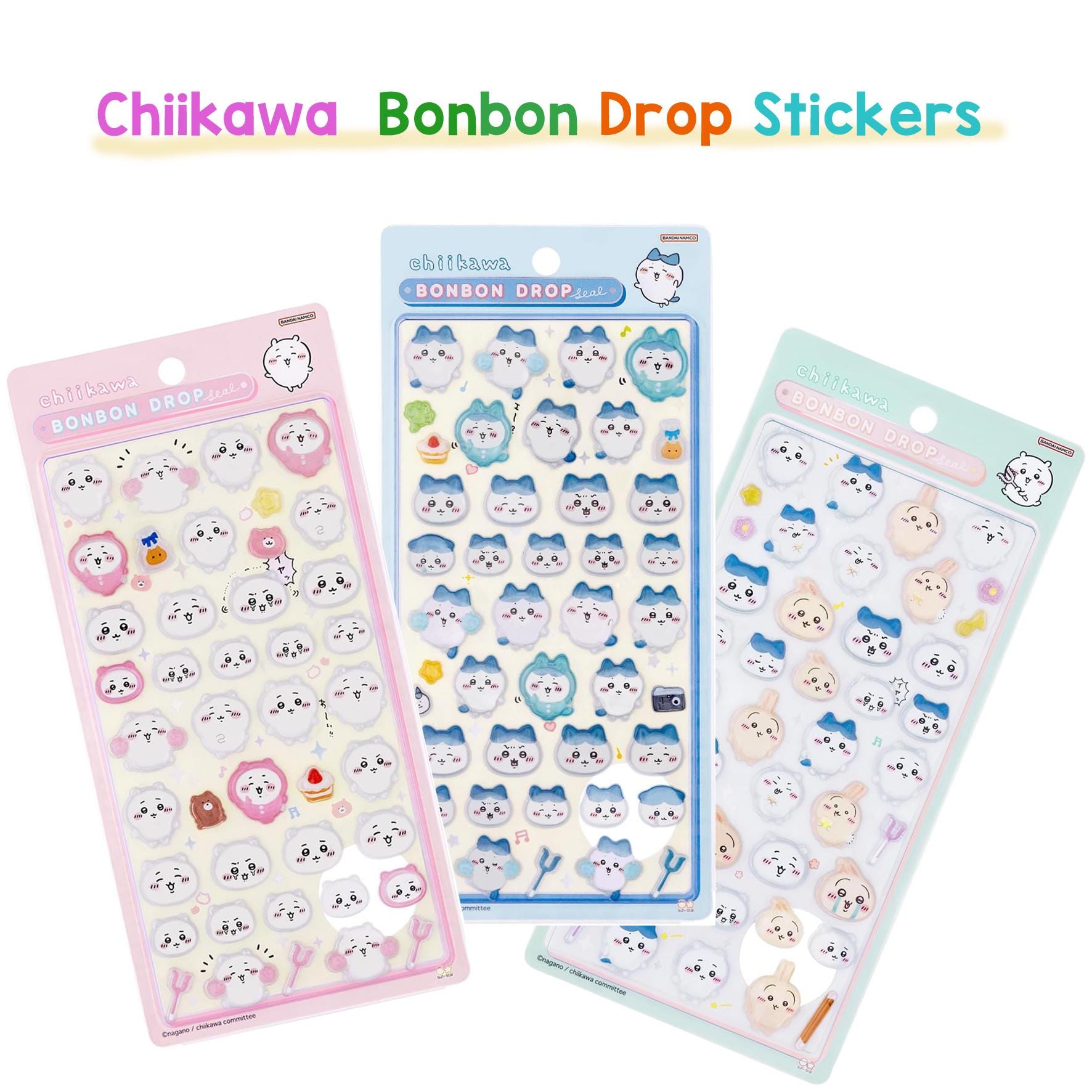 Sun-star Stationery Japan Chiikawa Bonbon Drop Sticker, Chiikawa