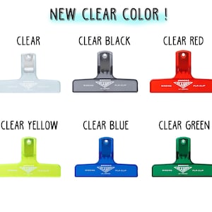 HIGHTIDE Penco Clampy Plastic Clip, Binding Paper Clip, Japanese Stationery, holds papers or craft projects, close a snack bag imagen 9