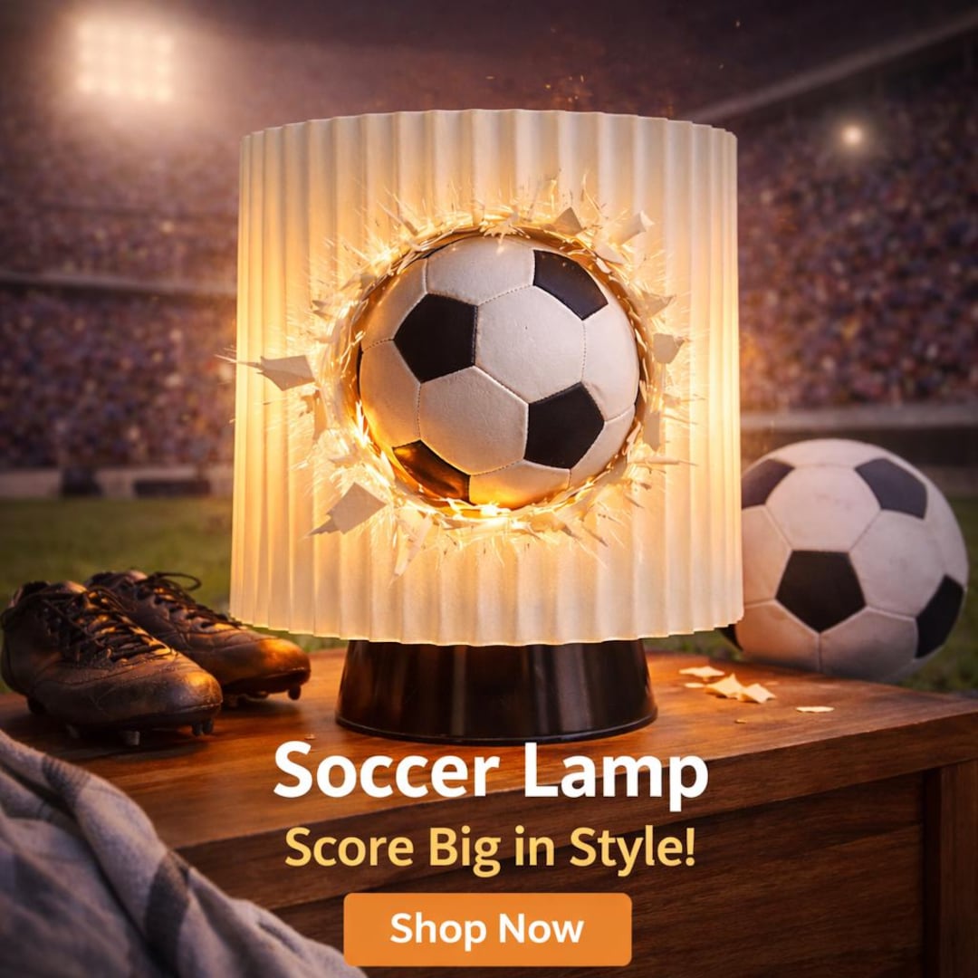 3D Printed Football Night Light – Sports Fan Decor - Etsy