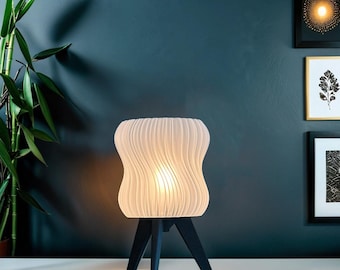 Ocean Wave skrivbordslampa - Modern sängbordslampa, lugnande nattlampa