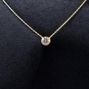 Solitaire Diamond Necklace,Diamond Necklace,birthstone necklace, Necklace for Mom, Solitaire Diamond Necklace, Bride Diamond Necklace